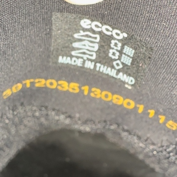 ECCO Rise GoreTex Leather Waterproof Comfort Walking Shoe Slip On Wedge US 8-8.5 - Picture 9 of 10